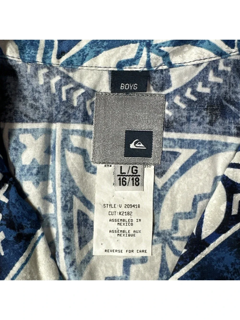 Quiksilver boys large